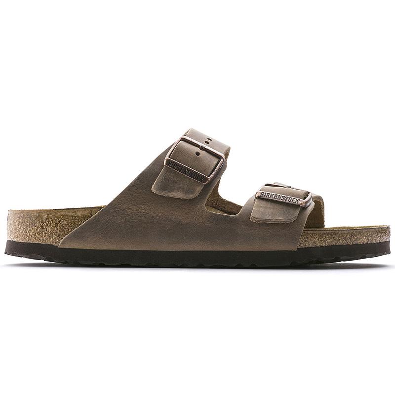 Birkenstock Oiled Læder Arizona Dame Brune | DK 63WNB